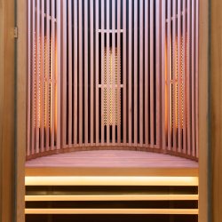 Sauna Moon Infrar&oslash;d Rund 4 pladser Sort Holls